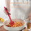 Silicone Flexible Fork, Heat-Resistant Cooking Fork Tools Dishwasher Safe Kitchen Fork Kitchen Non Stick Fork for Mix 4