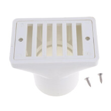 Square Swimming Pool Main Drain with Automatic Flow Control for Outdoor Pool Floor Overflow