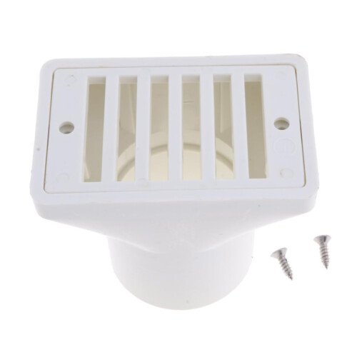 Square Swimming Pool Main Drain with Automatic Flow Control for Outdoor Pool Floor Overflow