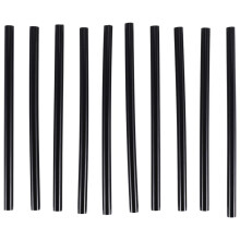 10 StÜCke Schmelz Kleber Klebe Stifte 150x7mm Schwarz