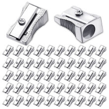 96 St Metall  Pennvässare Handhållen Metall Pennvässare Enkelhål Aluminiumlegering Manuell Pennvässare