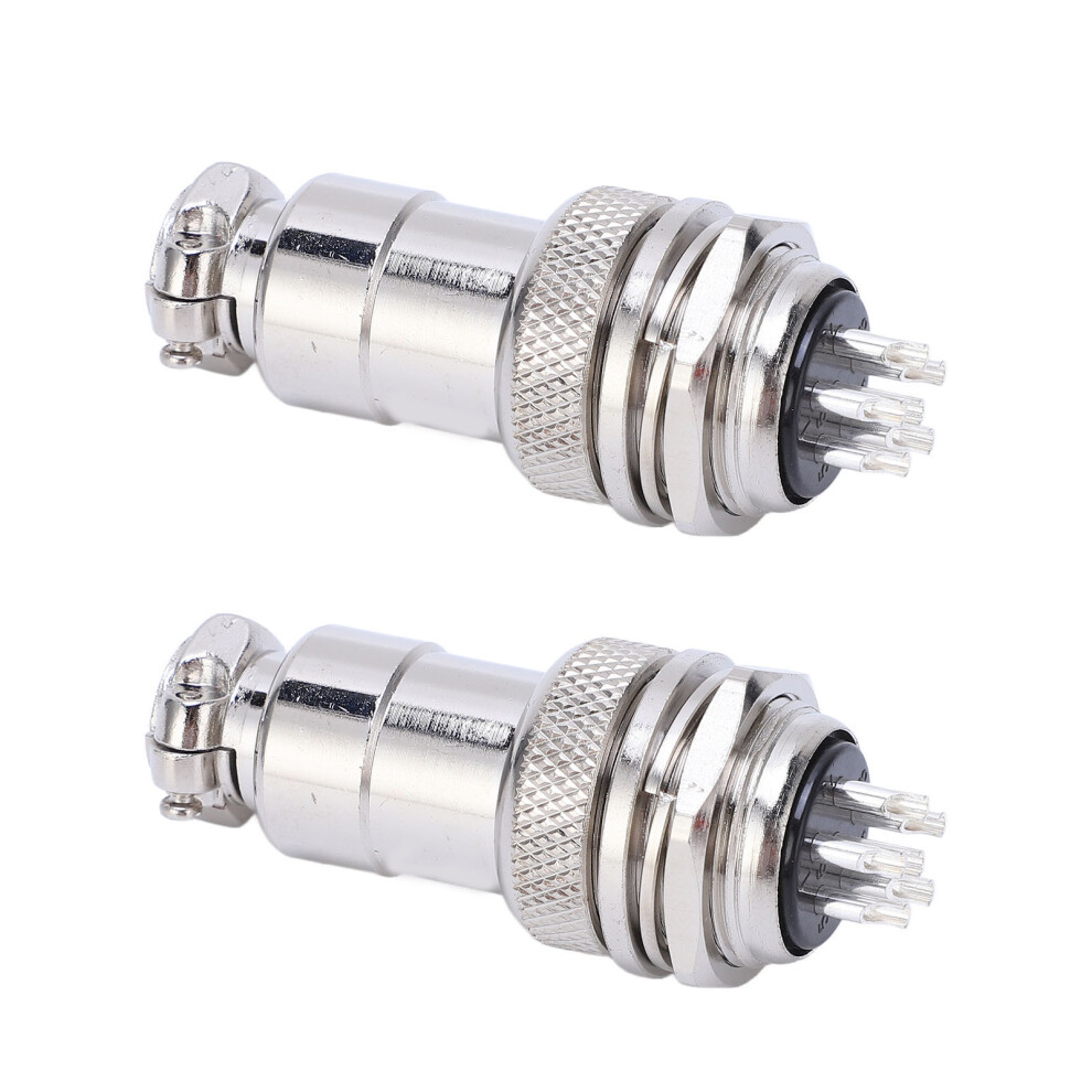 2Pcs Zinc Alloy Aviation Connector Plug Socket 20Mm Ac/Dc 250V 3471374017890