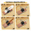 Chisel Sharpening Jig Kit,with 5/32 to 3in Chisel Honing Guide for Chisels and Planes,Woodworking Guide,Wood Chisel Sets 4