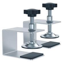 Abrazaderas para Gabinetes, Abrazadera de Instalación, Clip de Fijación para Cajones de Zinc, Plantilla Ajustable para Herrajes para Gabinetes de