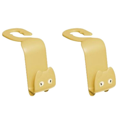 Cute Cartoon Car  Backrest Hidden Multi-Functional Hook Car Rear  Detachable Headrest Small Hook A
