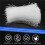 Plastic Packing Fasten String Cable Cord Loop Tie 18cm 1000pcs Transparent color 5