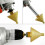 Diamond Beveling Chamfer Bit for Angle Grinders, 5/8In 11 Thread Countersink Drill Bits, Diamond Cone Tile Bit Large 4