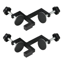 2 Uds. Clip en y para Carpintería, Abrazadera Bidireccional 10-57mm, Tornillo Banco Trabajo Pesado para Carpintero, Clip Escritorio, Clip en Forma G