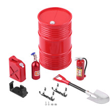 Schaalgetrouwe RC-auto decoratie accessoires, mini brandstoftank, RC brandblusser simulatie accessoires, duurzaam plastic, verhoogt de