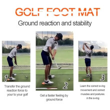 Golftränare Swing Speed Trainer Chipping och Sätta Power Pad Viktöverföring