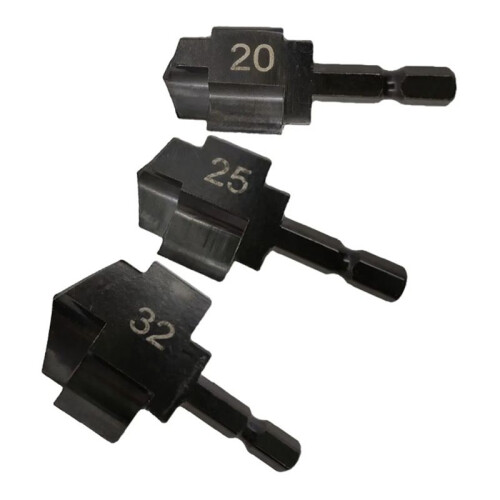 3Pcs PPR Lifting Stepped Drill Bit Water Pipe Connection Tool 20/25/32 for Plumber Water Pipe Puncher Drill Bit 1