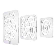 Utilizzo di Modelli di Quilting Righelli: Modelli di Quilting per Quilting A Macchina - Modello di Quilting A Movimento Libero, Righelli di Quilting