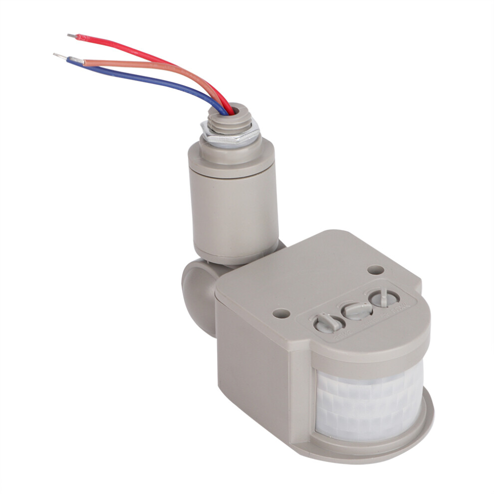 Outdoor Wall Light Switch Motion Sensor Detector Energy Saving Lighting Switch Infrared Pir Motion Activated Control Adjustable Detection Range 9028731785875