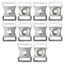 10 Pieces Sports Helmets Buckles Strong Portable for Baseball Softball