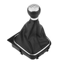 Funda para palanca de cambios de fácil instalación y aspecto elegante. Pieza de repuesto para Volkswagen Golf 6, MK5, MK6 y Jetta (2005-2014).
