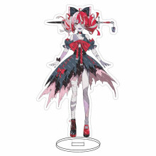 (Hairpin)Hololive Vtuber Stand Figure Aqua Akai Usada Pekora Uruha Rushia Suisei Hosimati