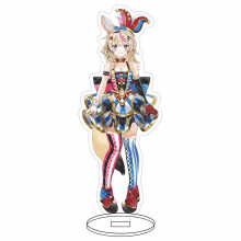(Red Blue Socks)Hololive Vtuber Stand Figure Aqua Akai Usada Pekora Uruha Rushia Suisei Hosimati