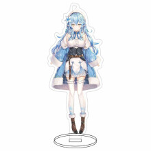 (Blue Coat)Hololive Vtuber Stand Figure Aqua Akai Usada Pekora Uruha Rushia Suisei Hosimati