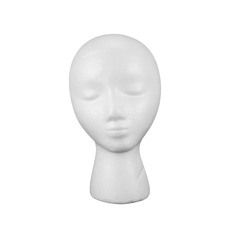 Wella Elements Foam Mannequin Wig Display Hat Cap Wig Holder White Foam
