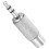 3,5 Mm Stereo-Stecker auf Cinch-Mono-Buchse, Silberfarben 1