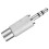 3,5 Mm Stereo-Stecker auf Cinch-Mono-Buchse, Silberfarben 7