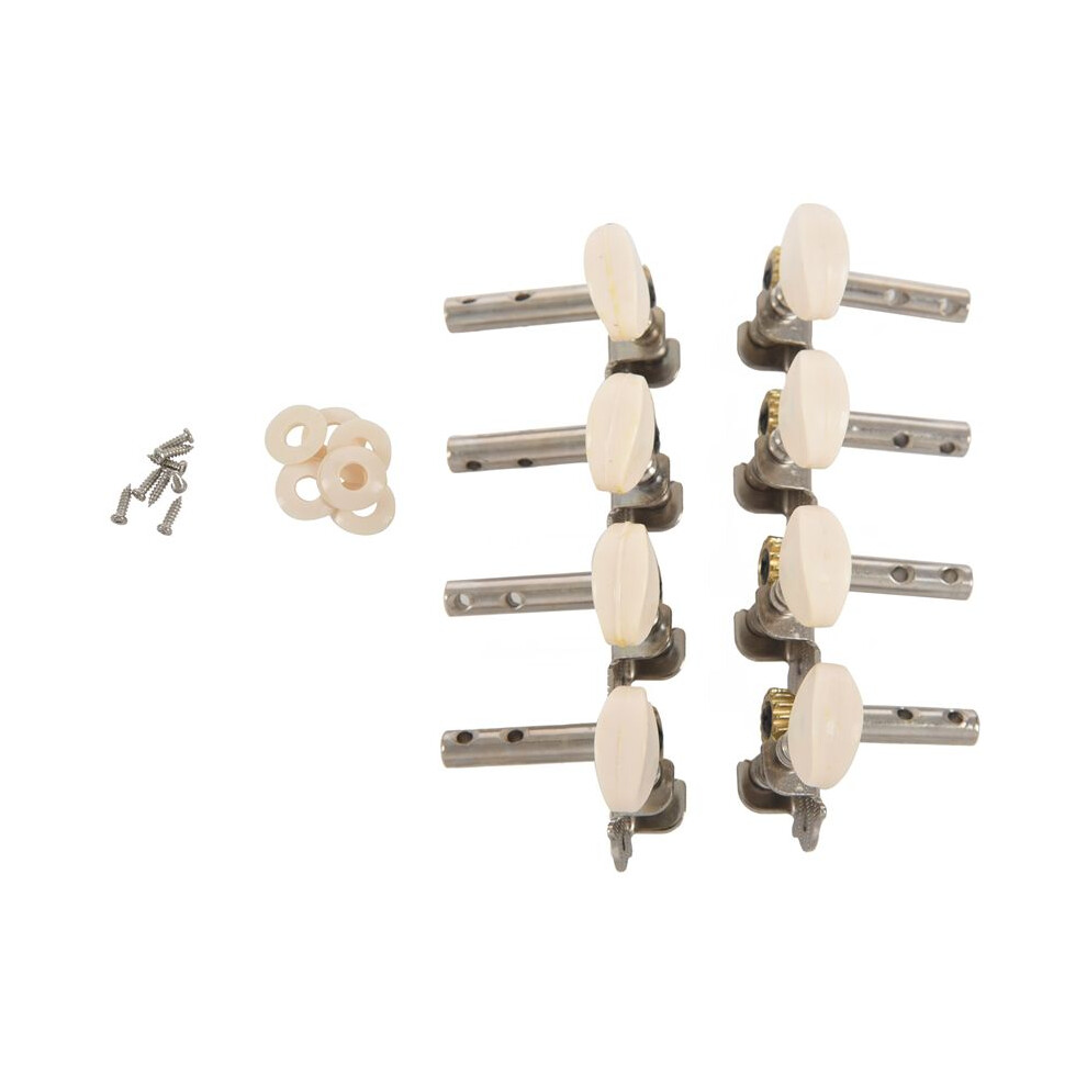 Machines Tuners Pegs Tuning Key With Pearl Knobs 4L+4R For Mandolin White 4711563708826