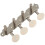 Machines Tuners Pegs Tuning Key with White Pearl Knobs 4L+4R for Mandolin 5
