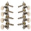 Machines Tuners Pegs Tuning Key with White Pearl Knobs 4L+4R for Mandolin 2
