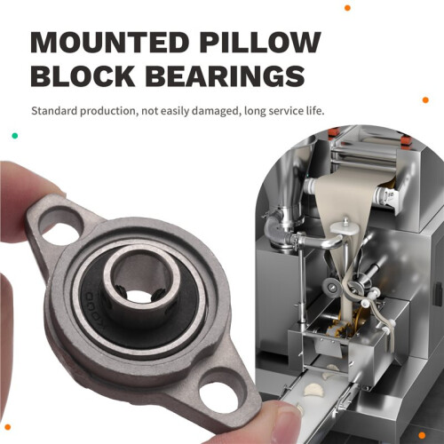 KFL000 Bore Inner 10mm Flange  Mounted Pillow Block Bearings 2