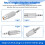 3,5 Mm Stereo-Stecker auf Cinch-Mono-Buchse, Silberfarben 6