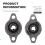 KFL000 Bore Inner 10mm Flange  Mounted Pillow Block Bearings 7