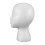 Foam Mannequin Wig  Display Hat Cap Wig Holder White Foam 2