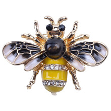 Modieuze Bumble Bee Crystal Broche Pin Kostuum Badge Partij Sieraden Gift Fashion Bee
