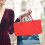 Purse,  Storage Bag Large Capacity Casual Shopping Bag - Red 2