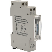 SUL180a 15 Minutes Mechanical Timer 24 Hours Programmable Din Rail Timer Relay Measurement Analysis Instruments New