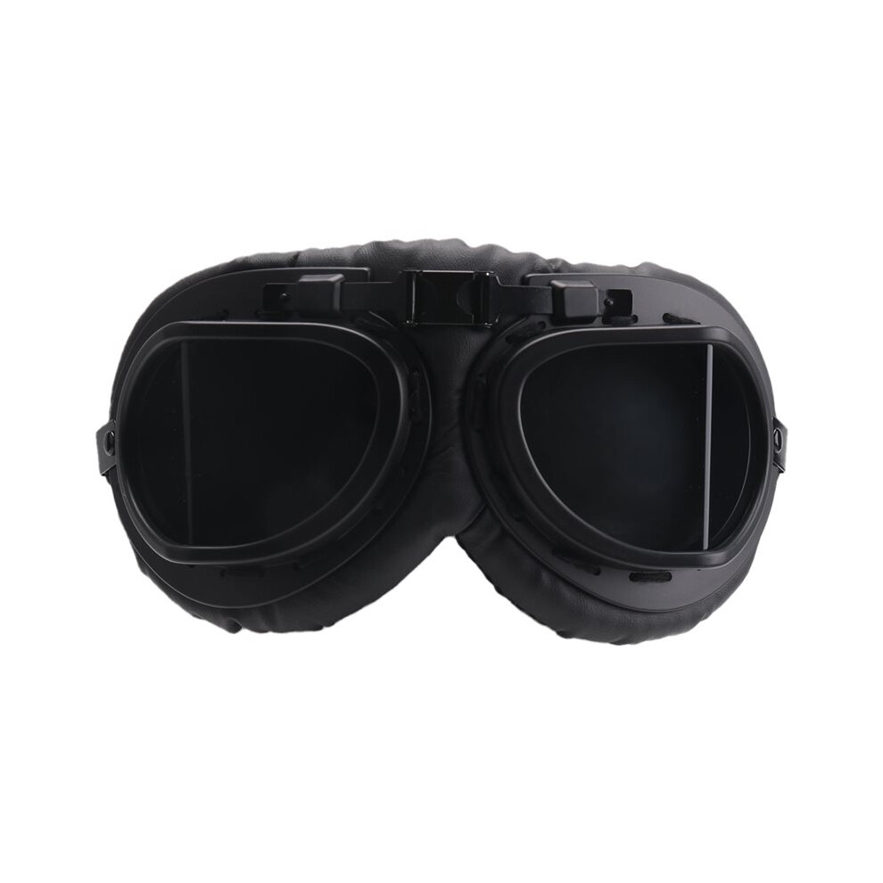 Retro Motorbike Helmet Goggles Jet Vintage Wwii Goggles Motorcycle Scooter Glasses Uv For Helmet Gray 4712440453303