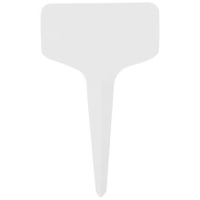 100 pcs Garden Labels gardening plant classification sorting sign tag ticket plastic writing plate board Plug in card white