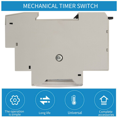 SUL180a 15 Minutes Mechanical Timer 24 Hours Programmable Din Rail Timer   Relay Measurement Analysis Instruments New 2