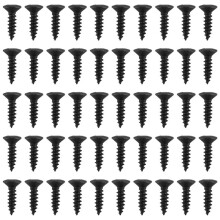 50Pcs Pickguard Screws 3MM for Strat Style Guitar(black)