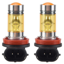 2 X High Power Led-Ljus 100W H8 H11 Gult Dimljus 2828 20Led StråLkastarlampa