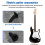 50Pcs Pickguard Screws 3MM for  Strat Style Guitar(black) 3