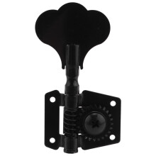 5 Stuks Gitaaraccessoire Vintage Open Basgitaar Stemsleutels Mechanieken Stemmechanieken Tuners Zwart 1L4R voor 5 Snaren Bas Zwart