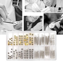 Klocktillbehör Klockstångsförlängare och Krontillbehör Reparationsverktygssats Crown Crown Rod Reparationsdelar Klockreparationssats