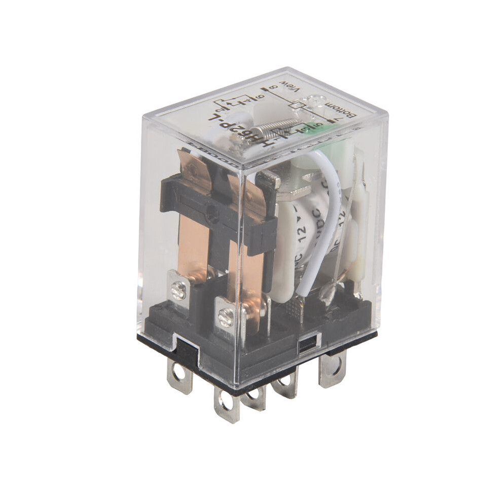 12V Coil 10A 240Vac 28Vdc Dpdt Electromagnetic Relay Jqx-13F2z 6032416886910
