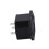 AC 250V 10A IEC 320 C13 Panel Mount Plug Connector Socket Black 5