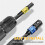 Impact Grade Power Hand Tools Driver Sockets Adapter Extension Set, 3Pcs Hex Shank Drill Nut Driver Bit Set + 105 Degree Right Angle Driver Extension 5