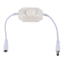 12V / 24V 6A LED Dimmer Controller Adjust brightness for easy Color Clear, White