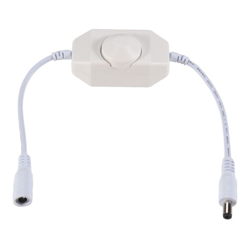12V / 24V 6A LED Dimmer Controller Adjust brightness for easy Color Clear, White