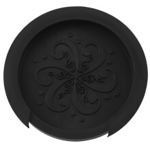 Acoustic Guitar Sound Hole Cover Block Plug Screeching Halt for 40"/41" EQ Black
