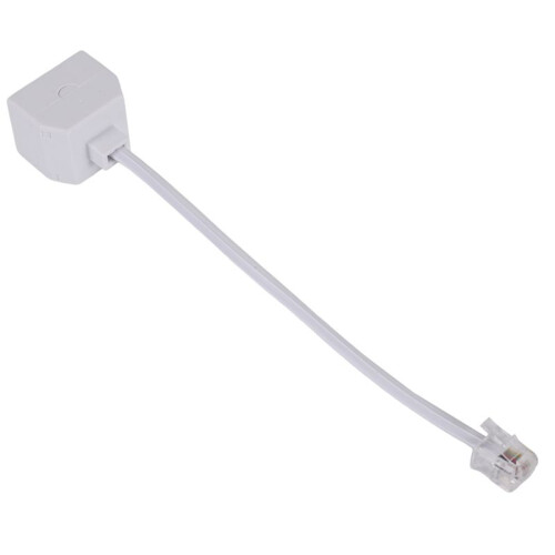 RJ11 6P4C Divisor de telefono 1 macho 2 hembra - 1